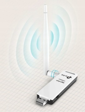 Сетевая карта WIFI 150 Мбит/с TP-Link TL-WN722N 4dBi