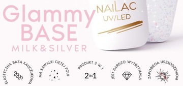 Резиновая основа для ногтей Milk&Silver Nailac