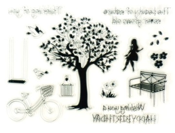 Stemple stempelki silikonowe scrapbooking