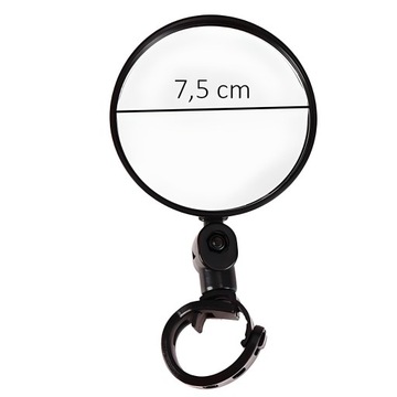 LUSTERKO ROWEROWE DO ROWERU NA KIEROWNICĘ WYPUKŁE