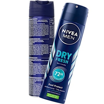 NIVEA MEN DEZODORANT ANTIPERSPIRANT SPRAY MĘSKI Dry Fresh