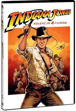 INDIANA JONES Kolekcja 4 Filmów 4DVD BOX PL FOLIA