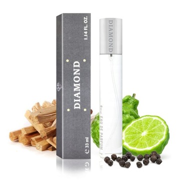 PERFUMY MĘSKIE PERFUMETKI 33ML DIAMOND PERFUMETKA DŁUGOTRWAŁY ZAPACH