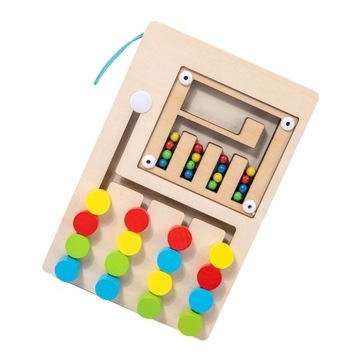 Слайд-головоломка «Сопоставление цветов» для развития мелкой моторики, головоломки «5 цветов»