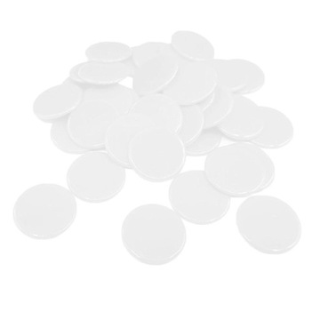 100 Solid Color Casino Supply Accs White