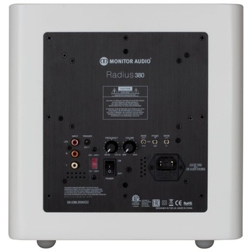 АКТИВНЫЙ САБВУФЕР АУДИО МОНИТОР РАДИУС 380 БЕЛЫЙ