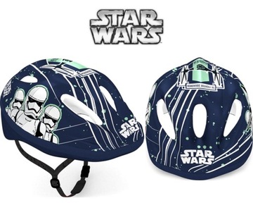 Kask rowerowy dziecięcy regulowany 52-56 cm Disney - STAR WARS Szturmowiec