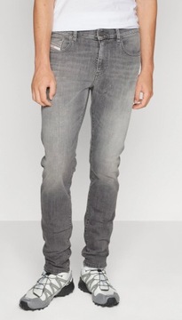 DIESEL JEANSY SPODNIE SZARE 34/30