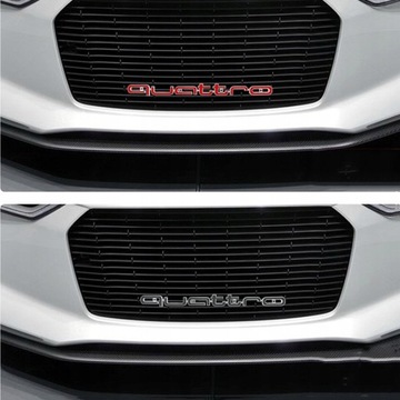 Audi Quattro Эмблема Значок Логотип Надпись Решетка