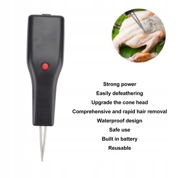 ЭЛЕКТРИЧЕСКИЙ ПЕРОЩИПЦЫ ДЛЯ ПТИЦЫ, РУЧНОЙ