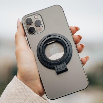 STM MagLoop - держатель для пальцев MagSafe с функцией подставки + открывалка (черный