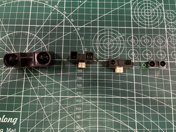 Светодиодный лестничный контроллер, освещение до 17 ступеней + детекторы Sharp + крышки