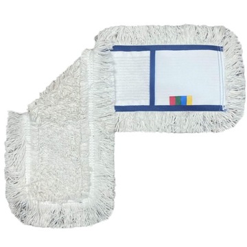 Nakładka Mop Płaski Bawełniany Kieszeniowy 60cm Profesjonalna