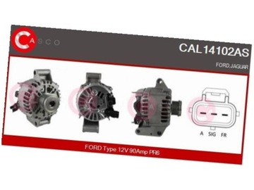 ALTERNÁTOR CASCO CAL14102AS