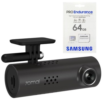 Kamera samochodowa 70mai Dash Cam 3 Wideorejestrator + karta SMASUNG 64GB
