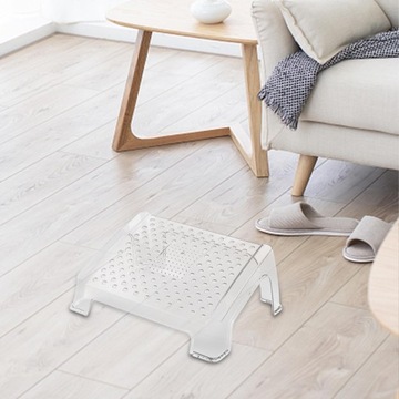 Подставка для ног под столом Многофункциональный наклоняемый табурет с функцией массажа, белый