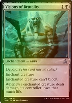 MTG Visions of Brutality FOIL OGW
