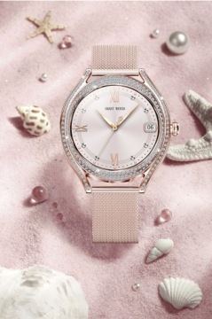 SMARTWATCH ЖЕНСКИЕ ЧАСЫ ЗВОНКИ УВЕДОМЛЕНИЯ СПОРТ ЗДОРОВЬЕ J. POLISH