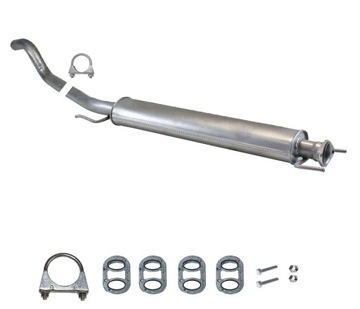 Средние глушители Opel Astra H 2.0 Turbo 125KW L48