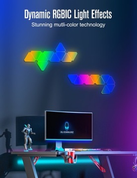 10 СВЕТОДИОДНЫХ МОДУЛЬНЫХ ЛАМП «Сделай сам» ГОЛОВОЛОМКА RGB + ПУЛЬТ ДИСТАНЦИОННОГО УПРАВЛЕНИЯ + ПРИЛОЖЕНИЕ