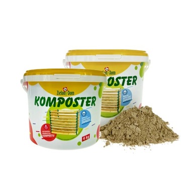 KOMPOSTER 8kg AKTYWATOR KOMPOSTU NAWÓZ CAŁOROCZNY SAD OGRÓD PRZYŚPIESZA