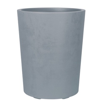 Donica duża Doniczka okrągła śr. 43,5cm Deroma Vaso Millennium SZARA