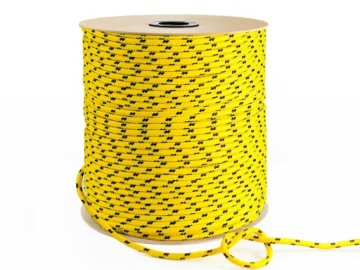 Универсальный плетеный полипропиленовый канат парусный желтый 16 мм 10 м