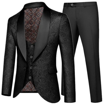 Banquet Feather Embossing Process Designer Blazer