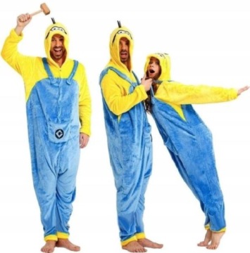 КОМБИНЕЗОННОЕ ПЛАТЬЕ MINIONS СПОРТИВНЫЙ КОСТЮМ МИНИОНЫ ПИЖАМА XL