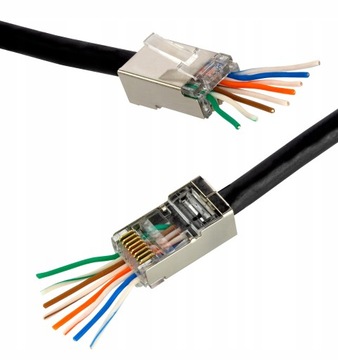 Проходные заглушки NEKU RJ45 8P8C FTP кат. 5e 10 шт.