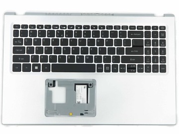 Palmrest Klawiatura Acer A515-56 LED Srebrna NOWY ORYGINAŁ