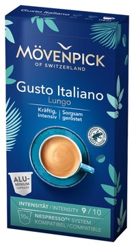 Kapsułki do Nespresso Movenpick Gusto Italiano Lungo 10 szt.