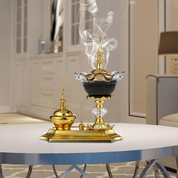 Подставка для благовоний Украшение стола Арабская курильница для украшения черного цвета