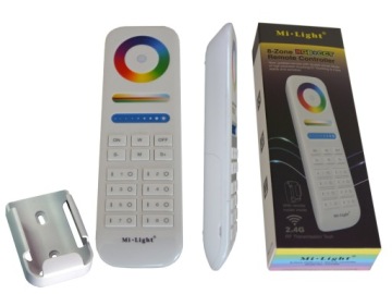 Пульт дистанционного управления 8-зонным светодиодом MiBoxer RGBW+CCT + держатель