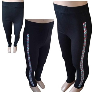 Legginsy getry cienkie DZIEWCZYNKI 116-122