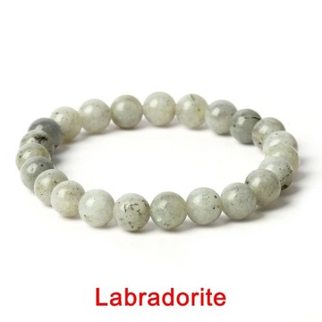 Handmade Elasticity Bracelet 4mm 6mm 8mm 10mm Natural Stone Smooth Round