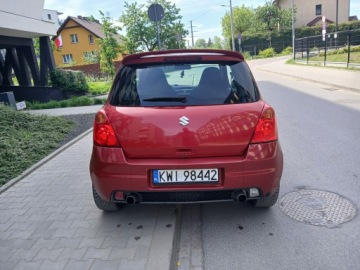 Suzuki Swift IV Hatchback 3d 1.6 VVT Sport 125KM 2007 SUZUKI SWIFT 1,6 SPORT +GAZ, zdjęcie 7