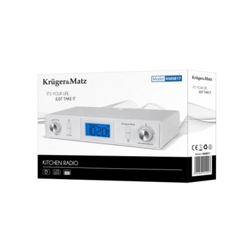 КУХОННОЕ РАДИО FM BLUETOOTH ПОДВЕСНОЕ KRUGERMATZ
