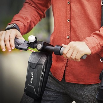 Сумка на руль самоката WILDMAN, водонепроницаемая, 3л, черная