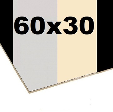 HDF 3mm 600x300 1STR. CZARNA, POPIEL, WANILIA