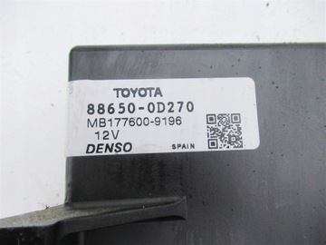 MODUL KLIMATIZACE TOYOTA YARIS II 2006-2011 ROK 88650-0D270