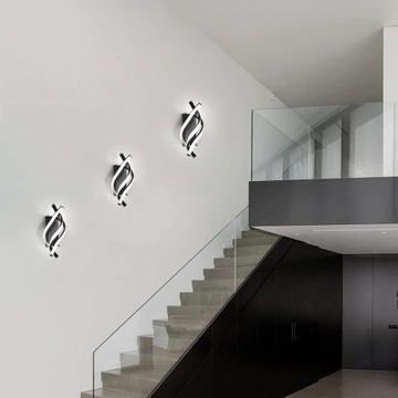 СВЕТОДИОДНЫЙ НАСТЕННЫЙ СВЕТИЛЬНИК ЧЕРНЫЙ LOFT 22ВТ 6000К