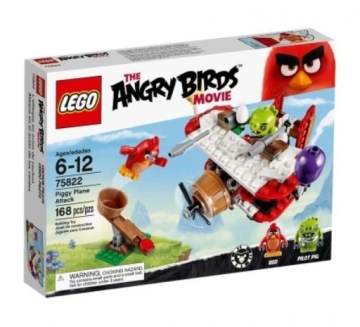 LEGO 75822 ANGRY BIRDS - ATAK SAMOLOTEM ŚWINEK POWYSTAWOWY