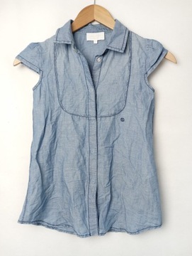 Топ ATS GUCCI лен хлопок синий 6 лет