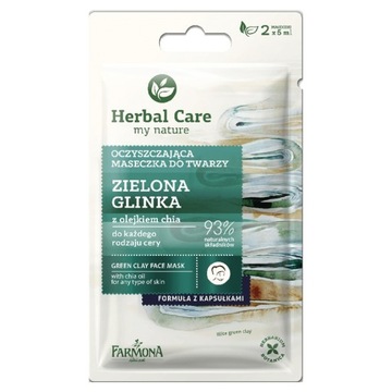 Herbal Care Maseczka oczyszczająca ZIELONA GLINKA