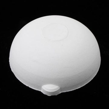 Biały tygiel krzemionkowy do topienia złota, biały, 750g 9x3cm