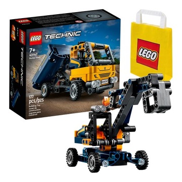 LEGO Technic 2 w 1 - Wywrotka lub Koparka (42147)