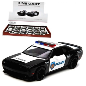 Kinsmart 2023 Dodge challenger demon поліція 1:40