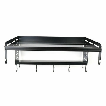 ПОДСТАВКА ДЛЯ МИКРОВОЛНОВОЙ ПЕЧИ ЧЕРНАЯ 50*39,5см