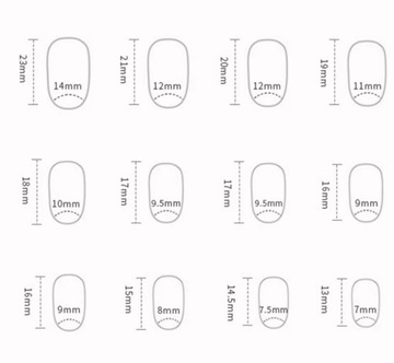 Искусственные ногти Овальные кончики ногтей Самоклеящиеся омбре Розовый овальный бэби-бумер